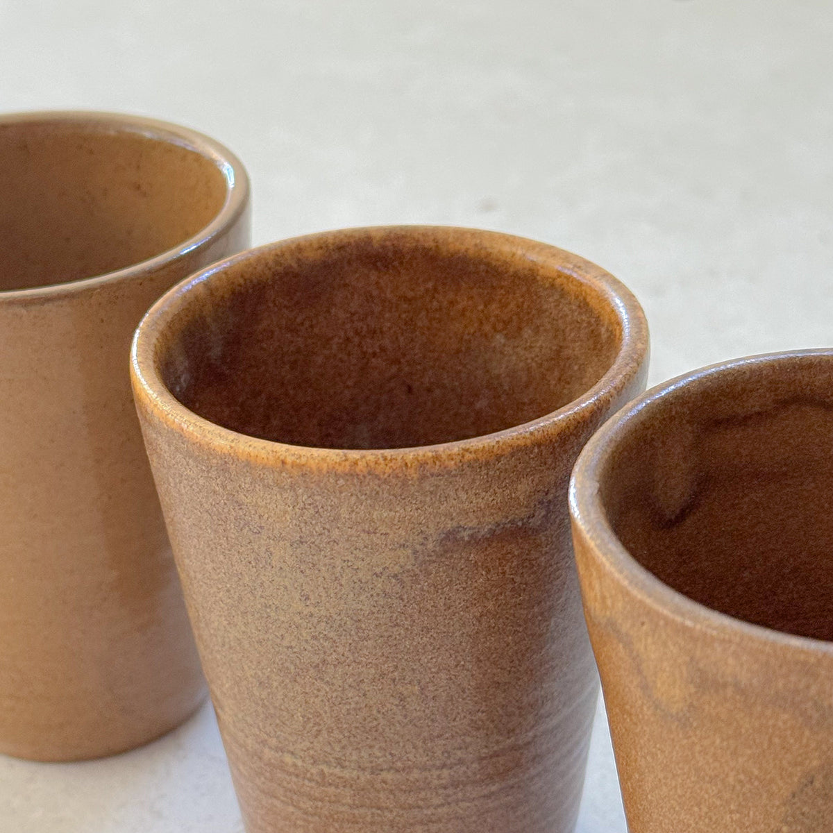 Individual French Ceramic Tumblers