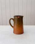 French Glazed Pitcher with Handle