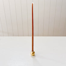 Load image into Gallery viewer, Brass Gemmes Slender Taper Holder
