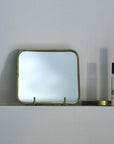 Petite Brass Mirror | Square