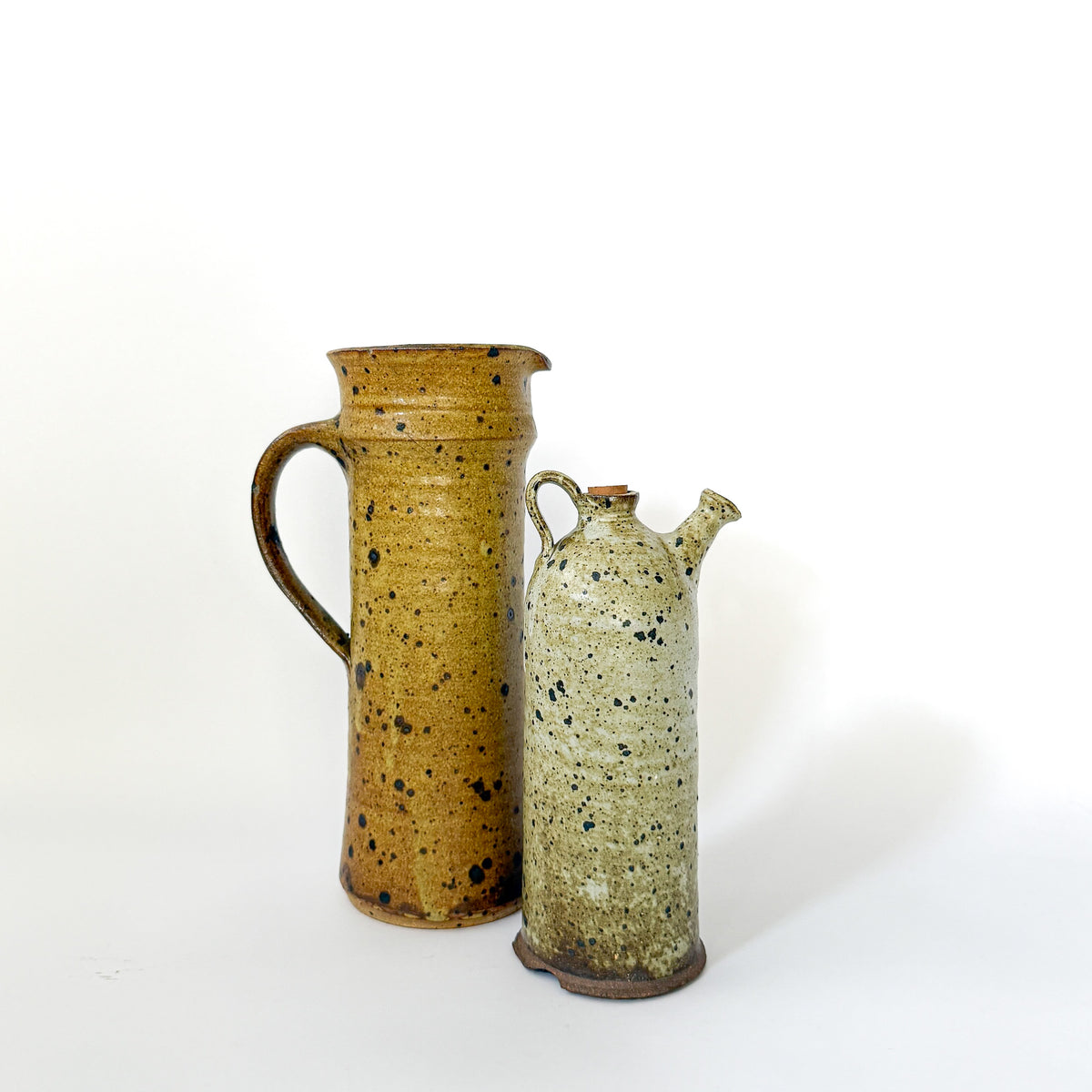 Freckled Ochre Stoneware Pitcher | No. 76