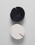 Artisanal Wooden Display Block | Natural Whitewash + Charcoal
