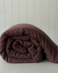 Seoni Linen Elongated Bed Roll