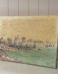 The Fleet, Saint-Malo | Original 20th Century Oil on Canvas Art