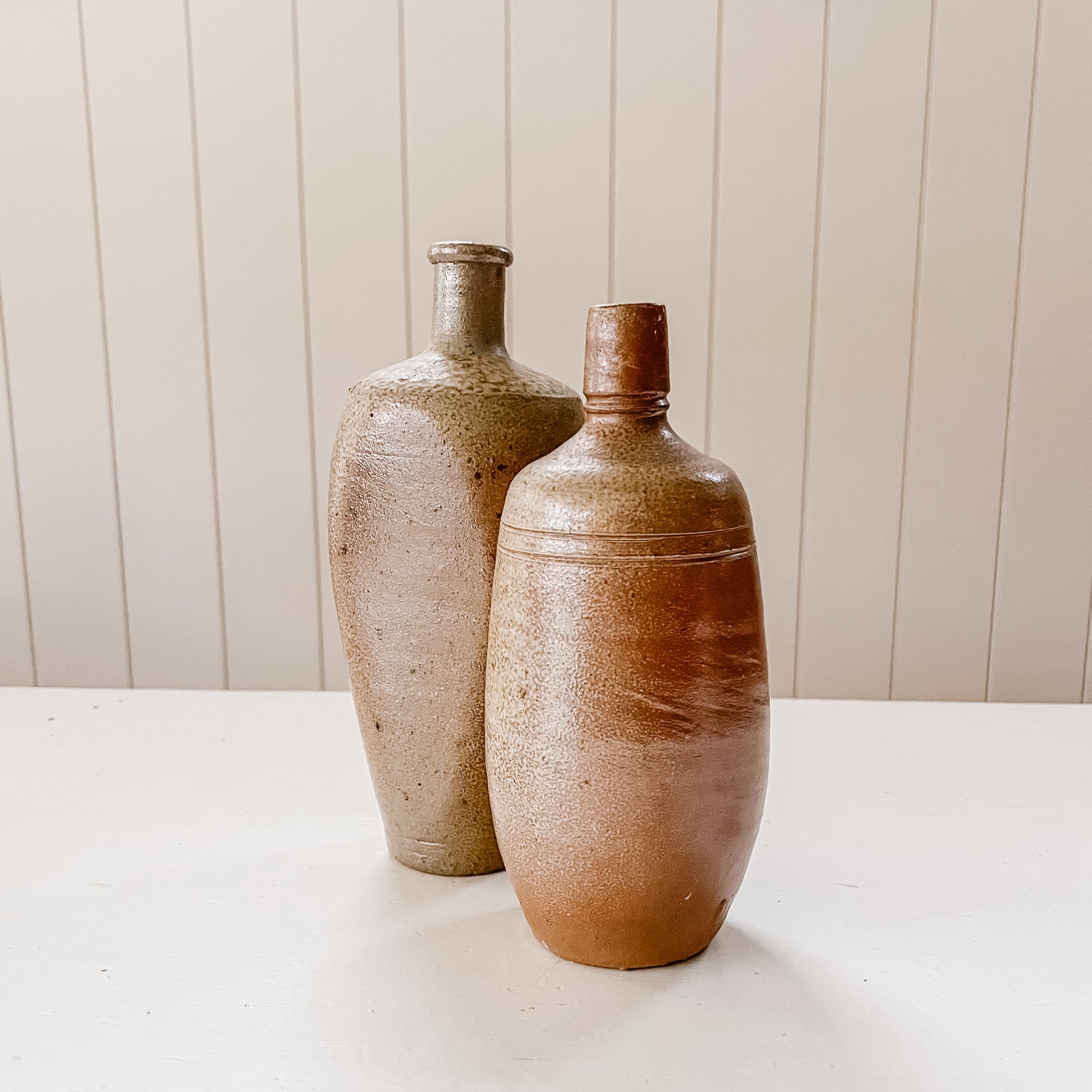 Antique European Stoneware Bottles