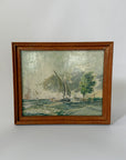 Crosswinds | Hand-Painted Framed Coastal Art