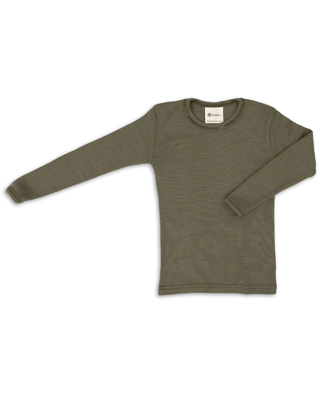 Kids Organic Merino Wool Base Layer Set | Olive