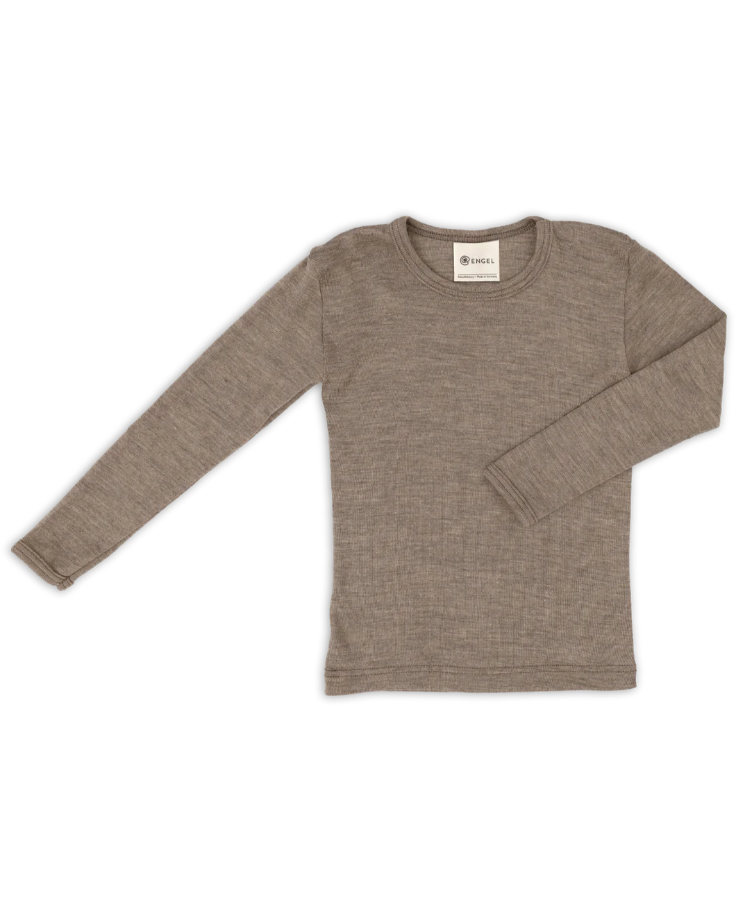 Kids Organic Merino Wool Base Layer Set | Walnut