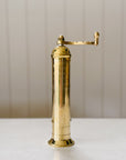 European Brass 9" Pepper Mill