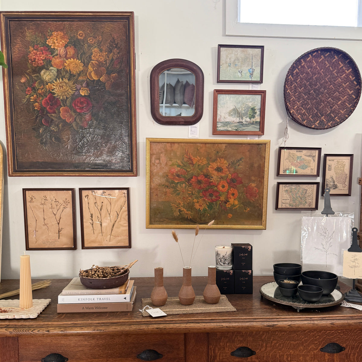 Framed Floral Still Life by J. Shayne