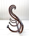 Vintage French Thonet Style Bentwood 4 Hook Coat & Hat Rack