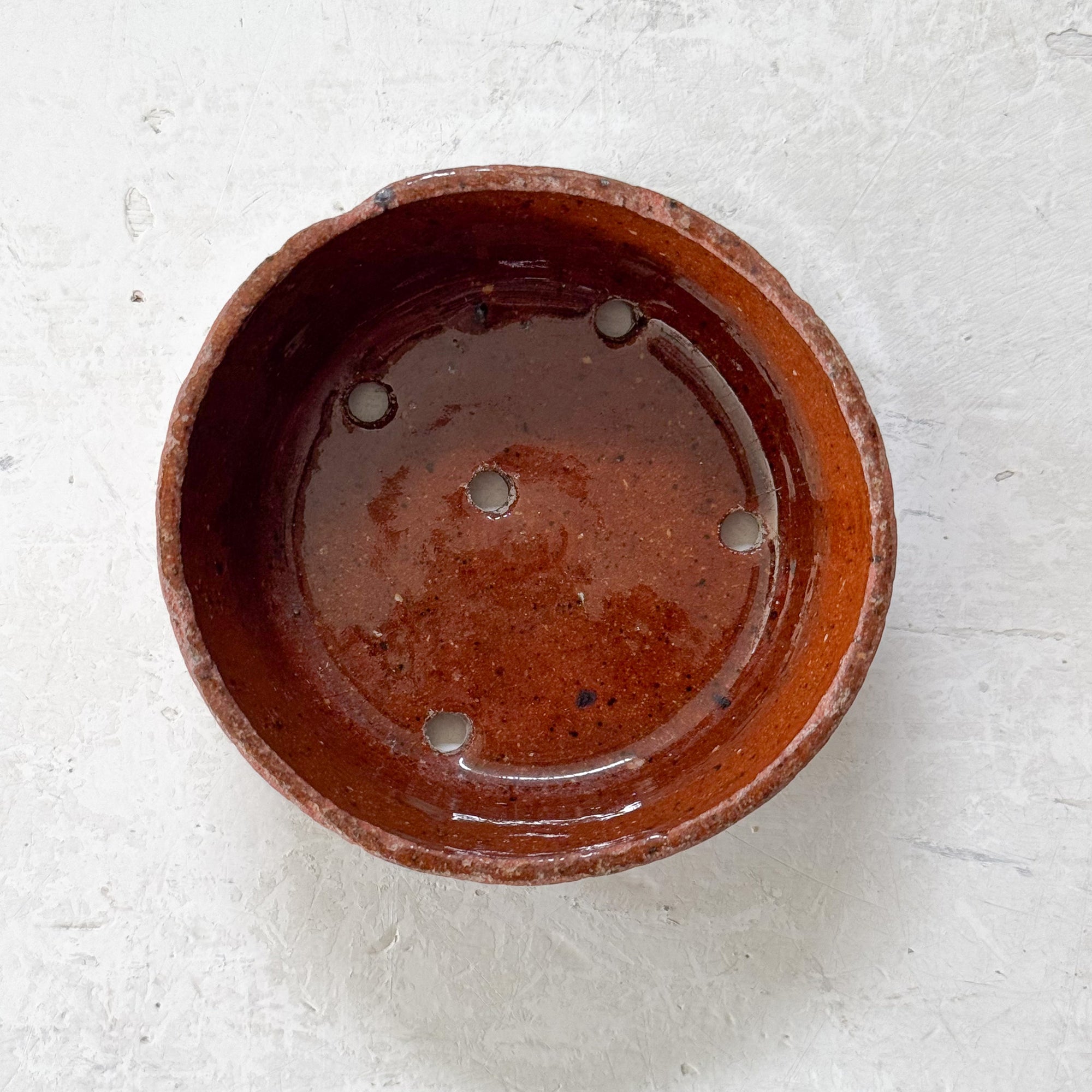 Rare Mini Brown Faisselle | No. 12