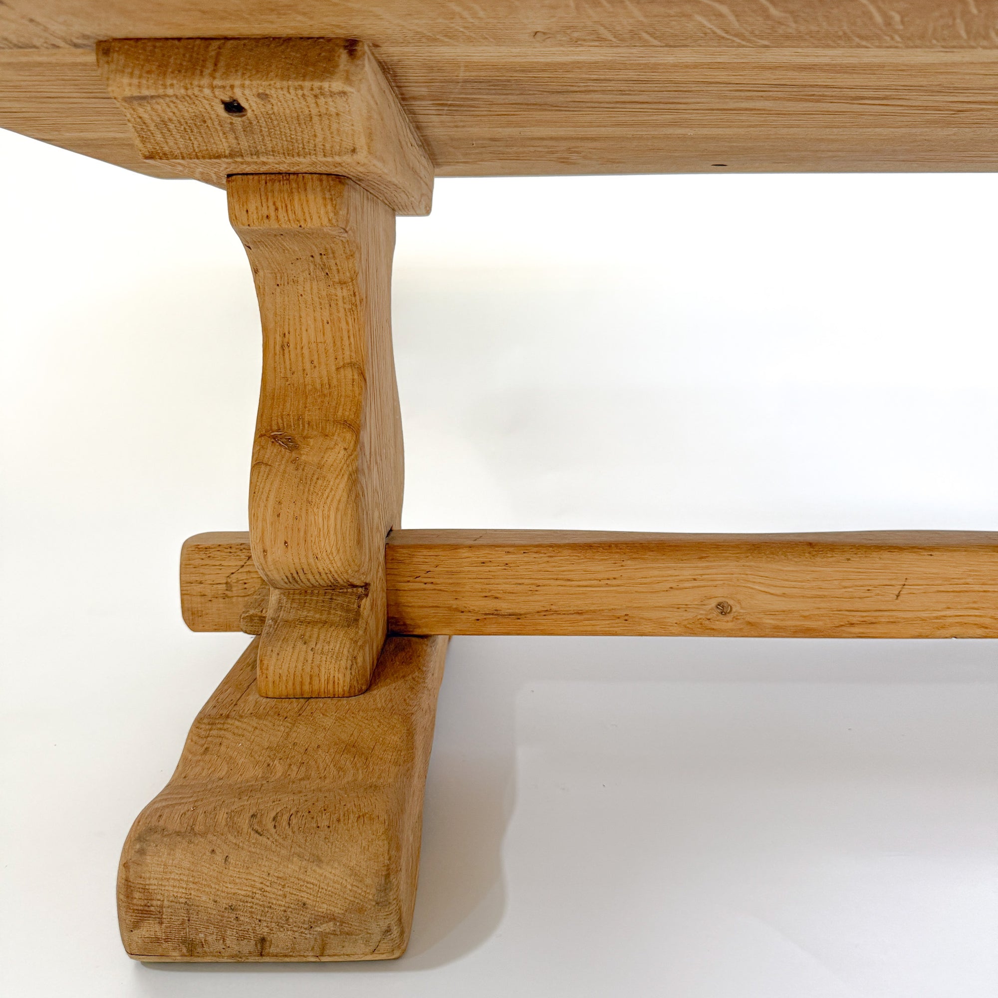 Antique Solid French Oak Coffee Table
