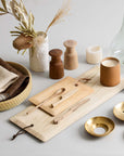 Danish Salt + Pepper Wooden Grinder Set | Oiled Oak + Teak