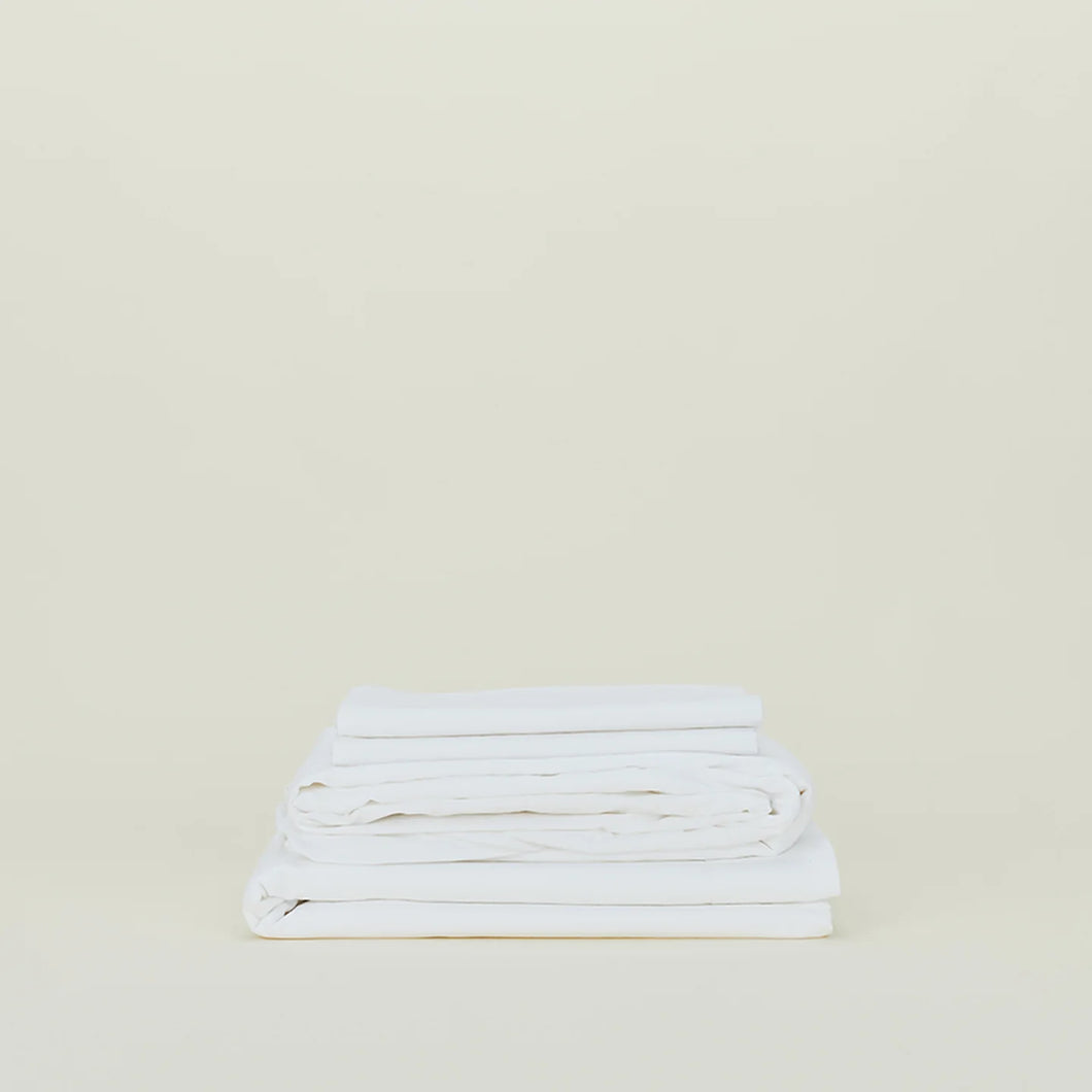 Percale Cotton Sheet Set | Premium GOTS Certified Cotton