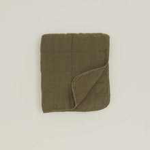 Load image into Gallery viewer, Stonewashed Linen Coverlet | Olive
