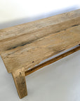 Reclaimed Mulberry Farm Table with Scalloped Apron