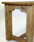 Reclaimed Mulberry Farm Table with Scalloped Apron
