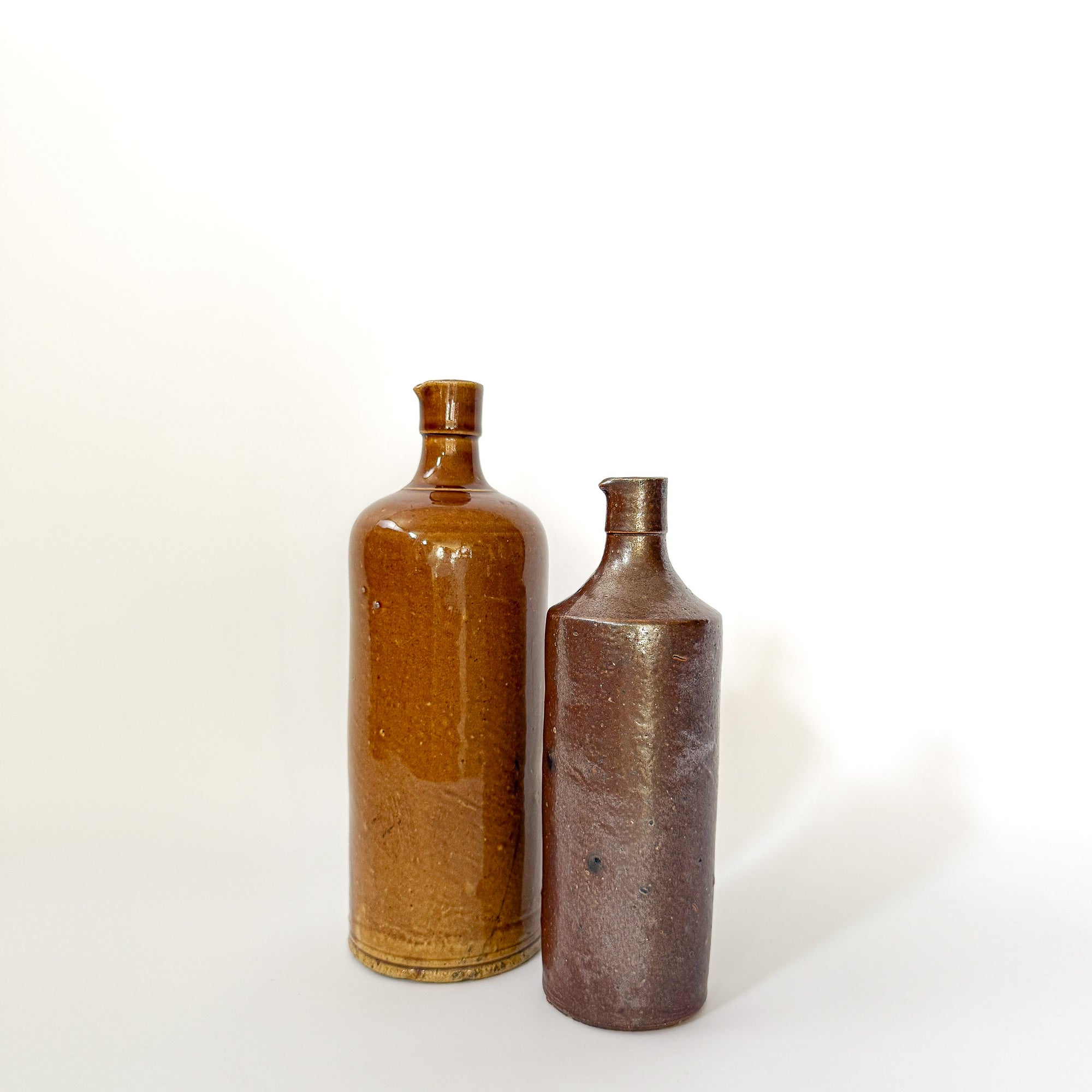 Vintage English Inkwells | British Brown