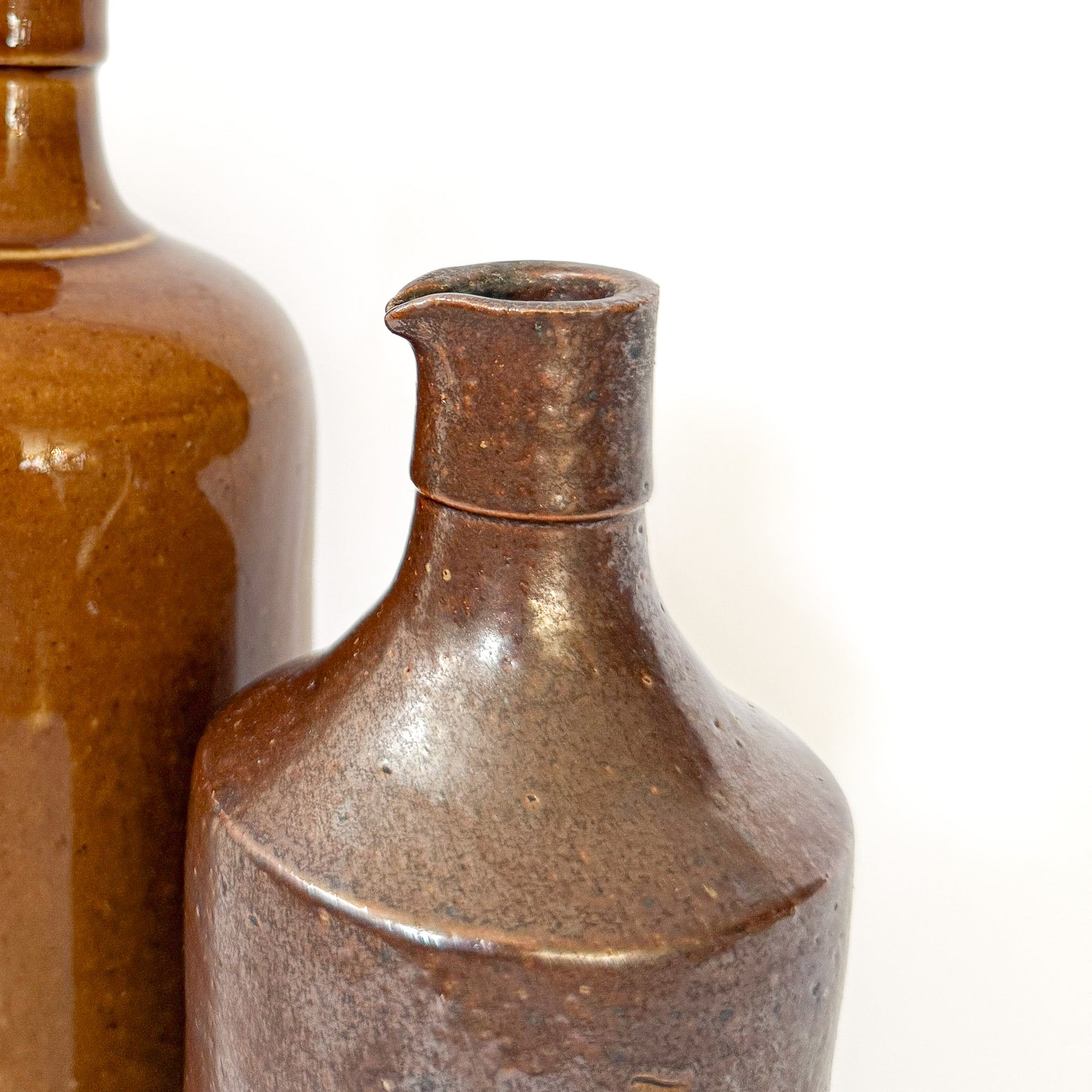 Vintage English Inkwells | British Brown