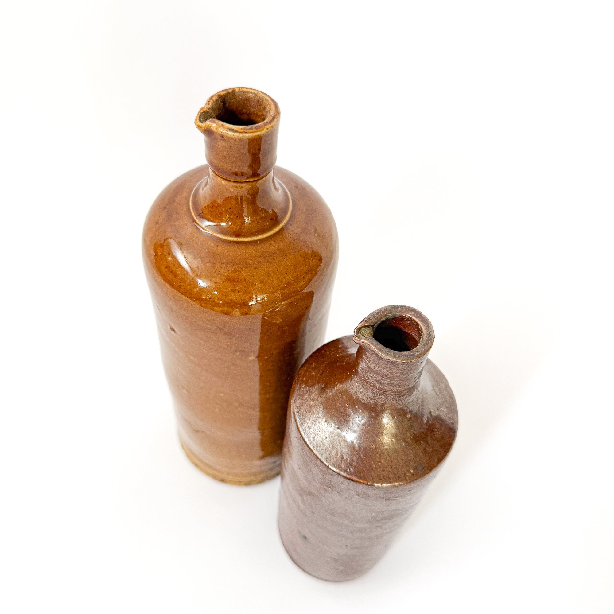 Vintage English Inkwells | British Brown