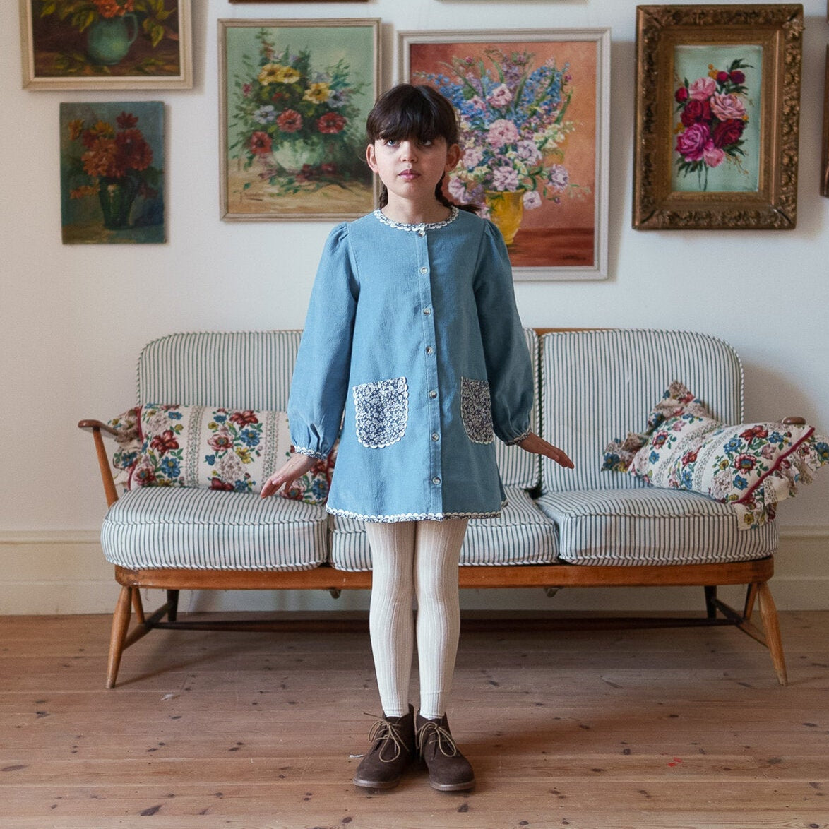 Jules Velvet Dress | Eggshell