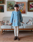 Jules Velvet Dress | Eggshell