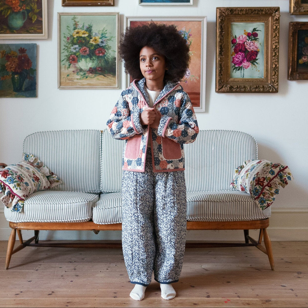 JoJo Reversible Floral Patchwork Jacket