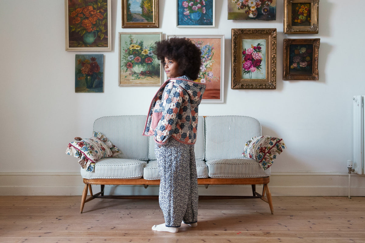 JoJo Reversible Floral Patchwork Jacket