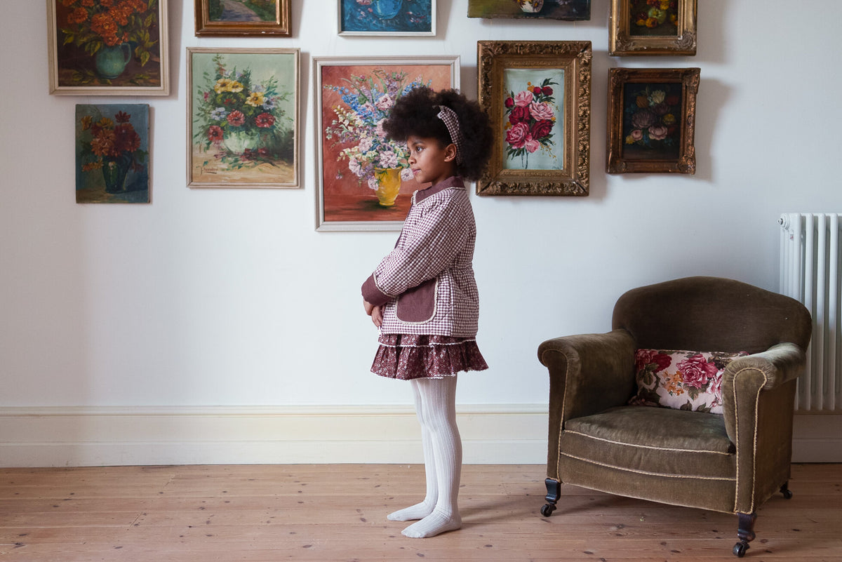 Elsie Sugarplum Check Jacket