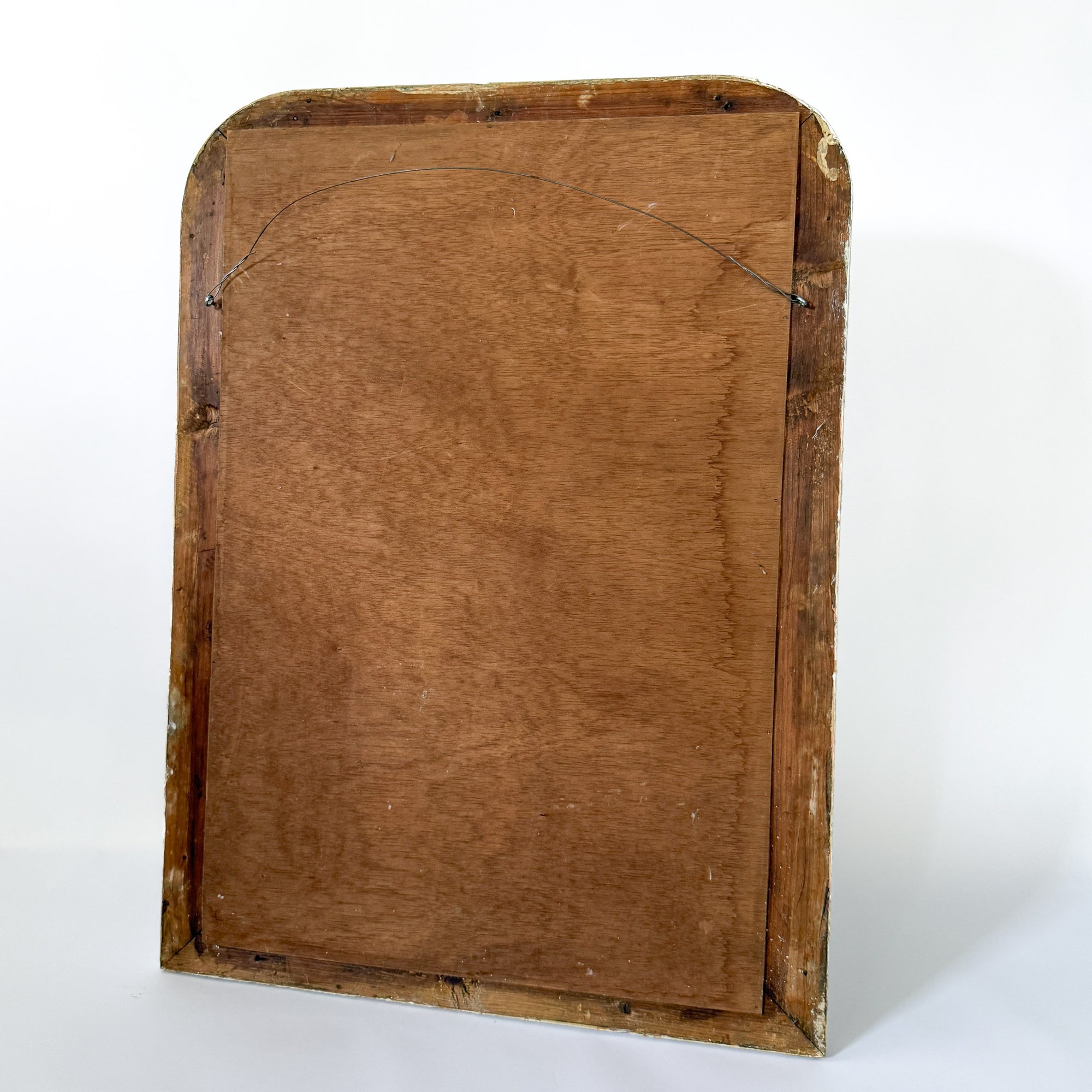 Antiqued White Louis Philippe Mirror No.91 | France