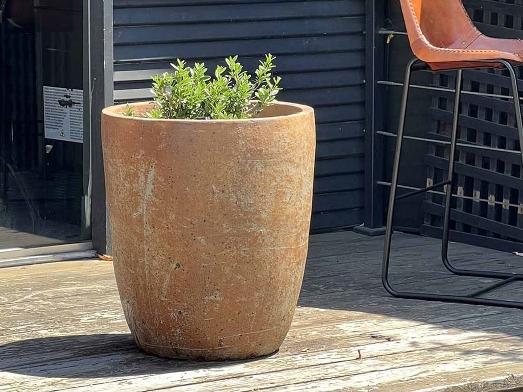 Provencial Outdoor Barrel Planter