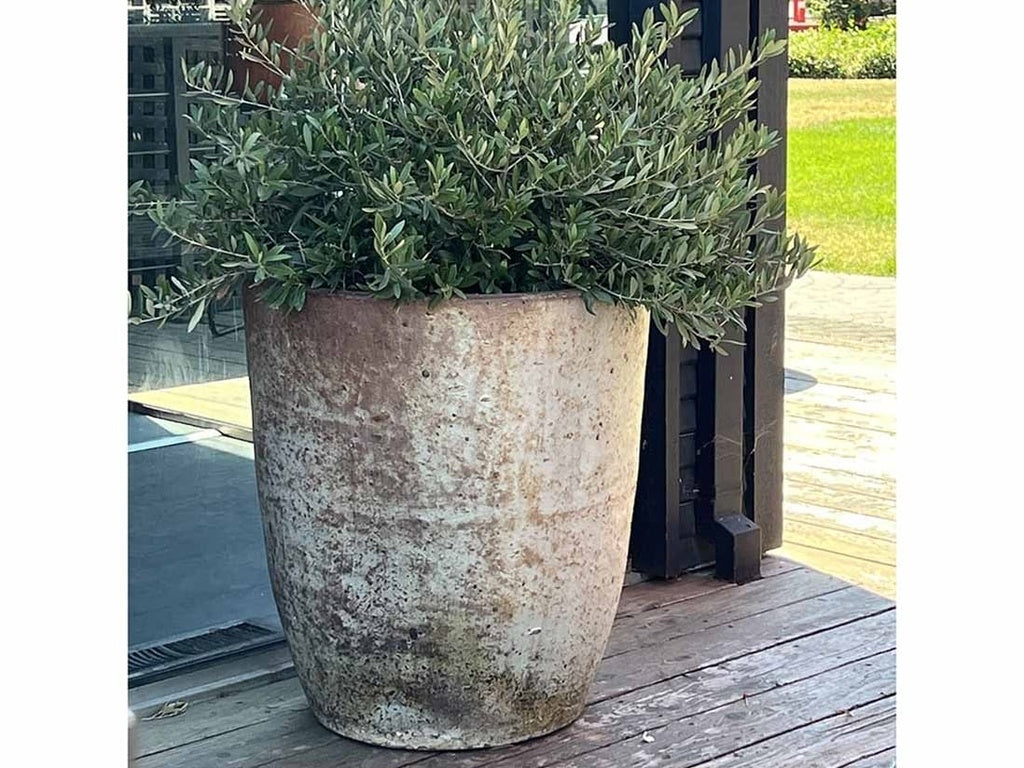 Provencial Outdoor Barrel Planter