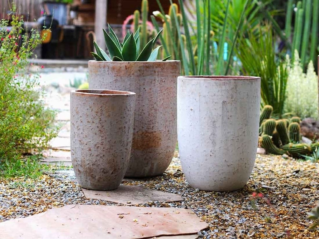 Provencial Outdoor Barrel Planter