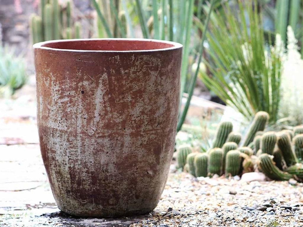 Provencial Outdoor Barrel Planter