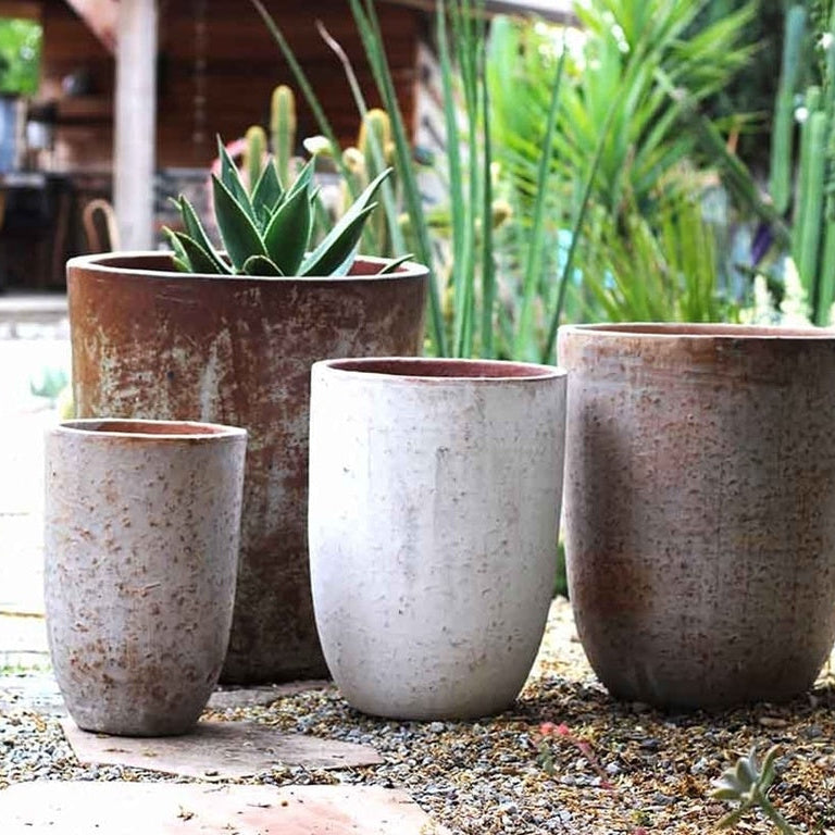Provencial Outdoor Barrel Planter