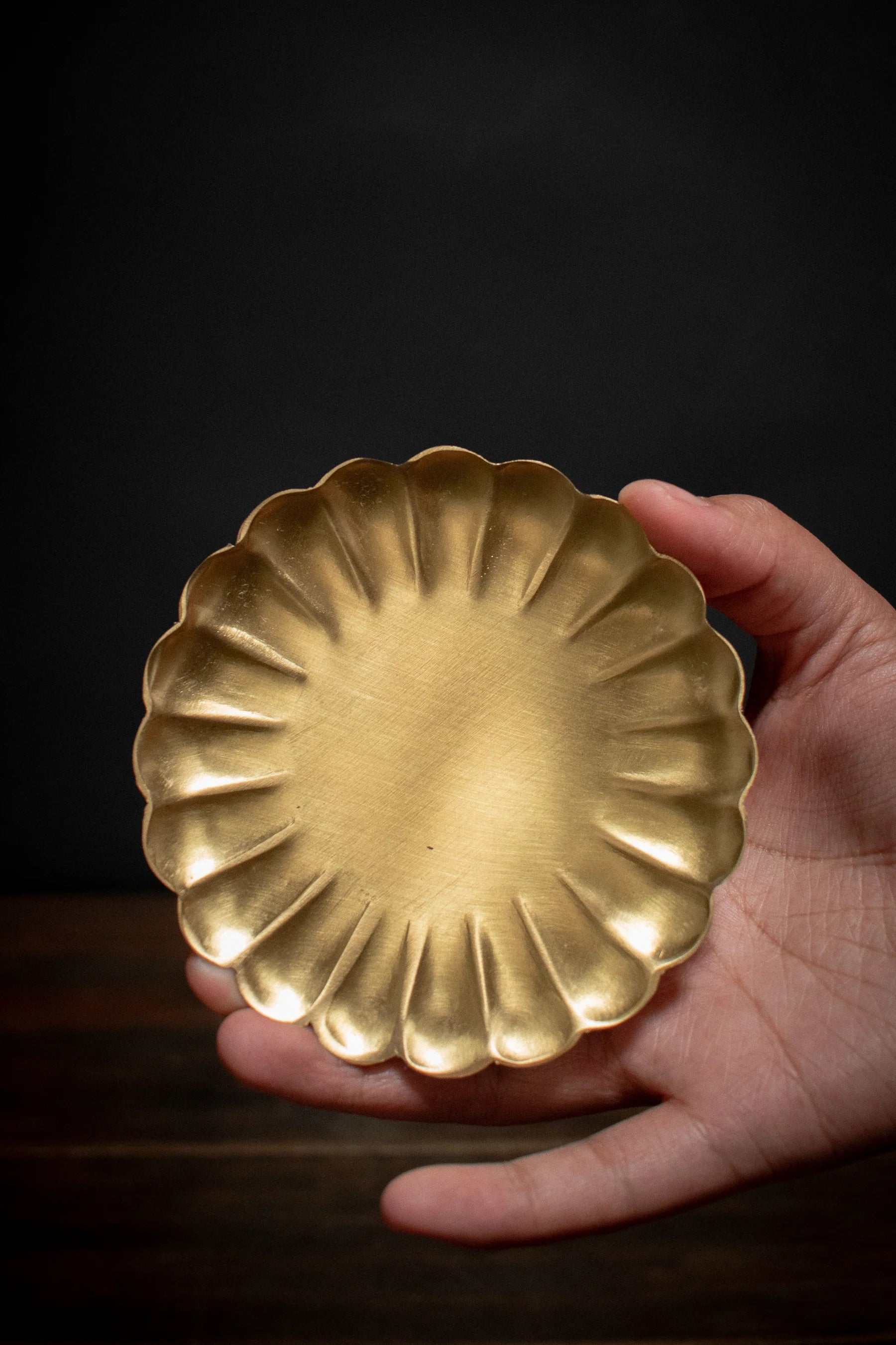 Petal Brass Dish