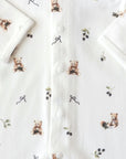 Collared Pajama Onesie | Bears + Berries