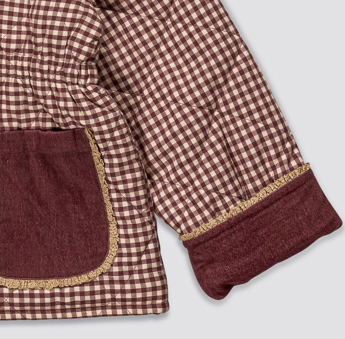 Elsie Sugarplum Check Jacket
