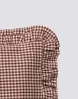 Children's Ruffle Pillowcase | Sugarplum Check