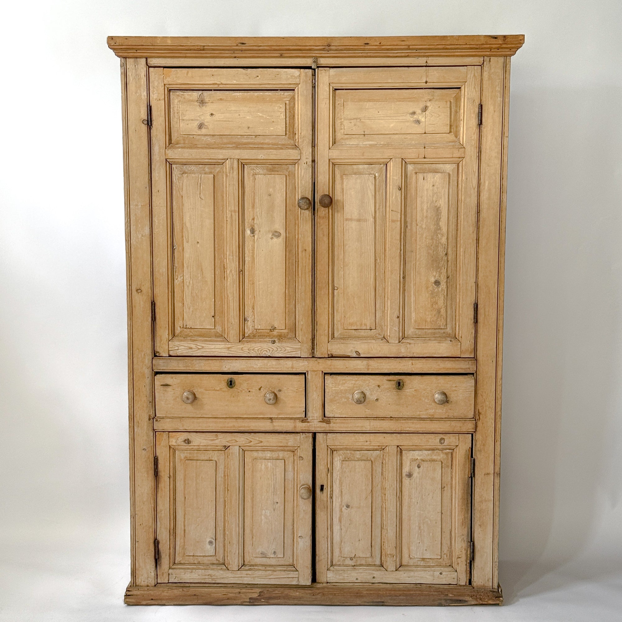 Scrubbed Pine Farmhouse Cupboard