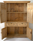Scrubbed Pine Farmhouse Cupboard