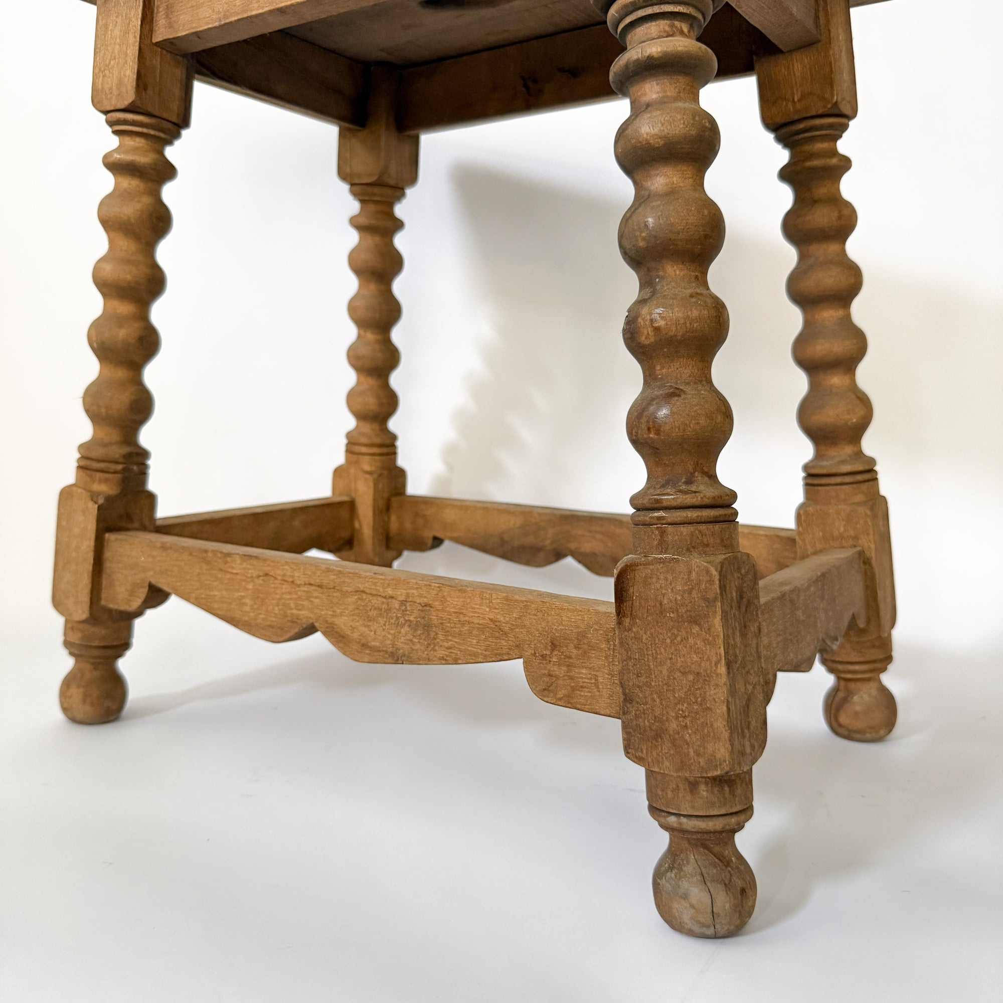 Antique Walnut Stool | Spain
