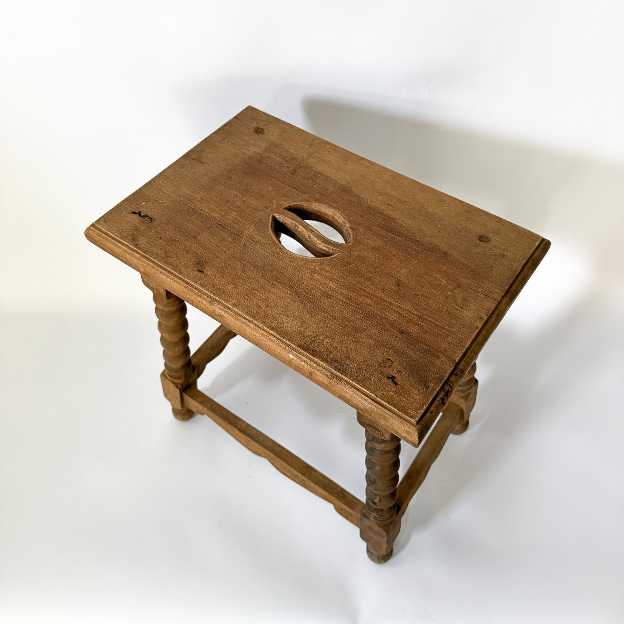 Antique Walnut Stool | Spain