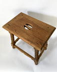 Antique Walnut Stool | Spain