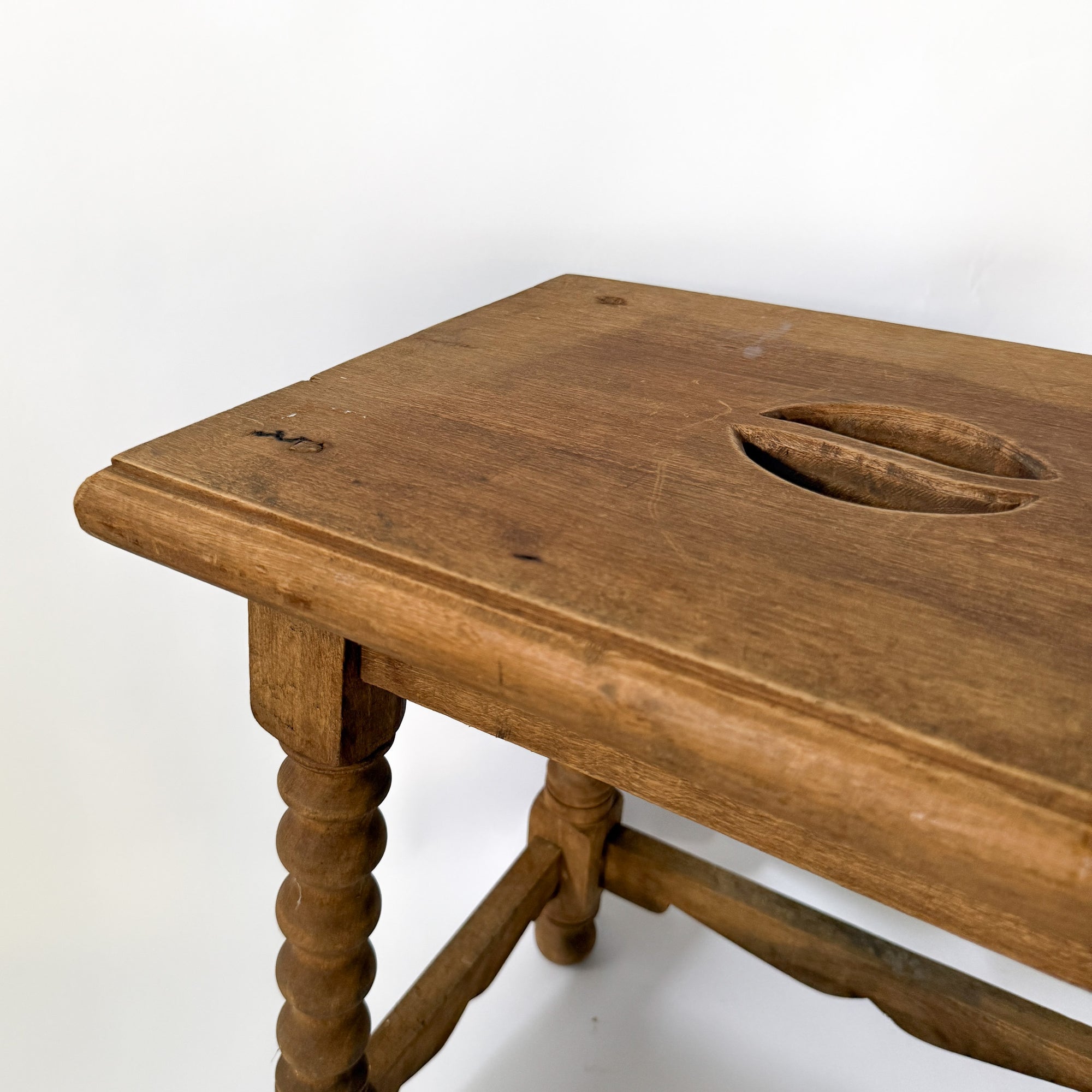 Antique Walnut Stool | Spain