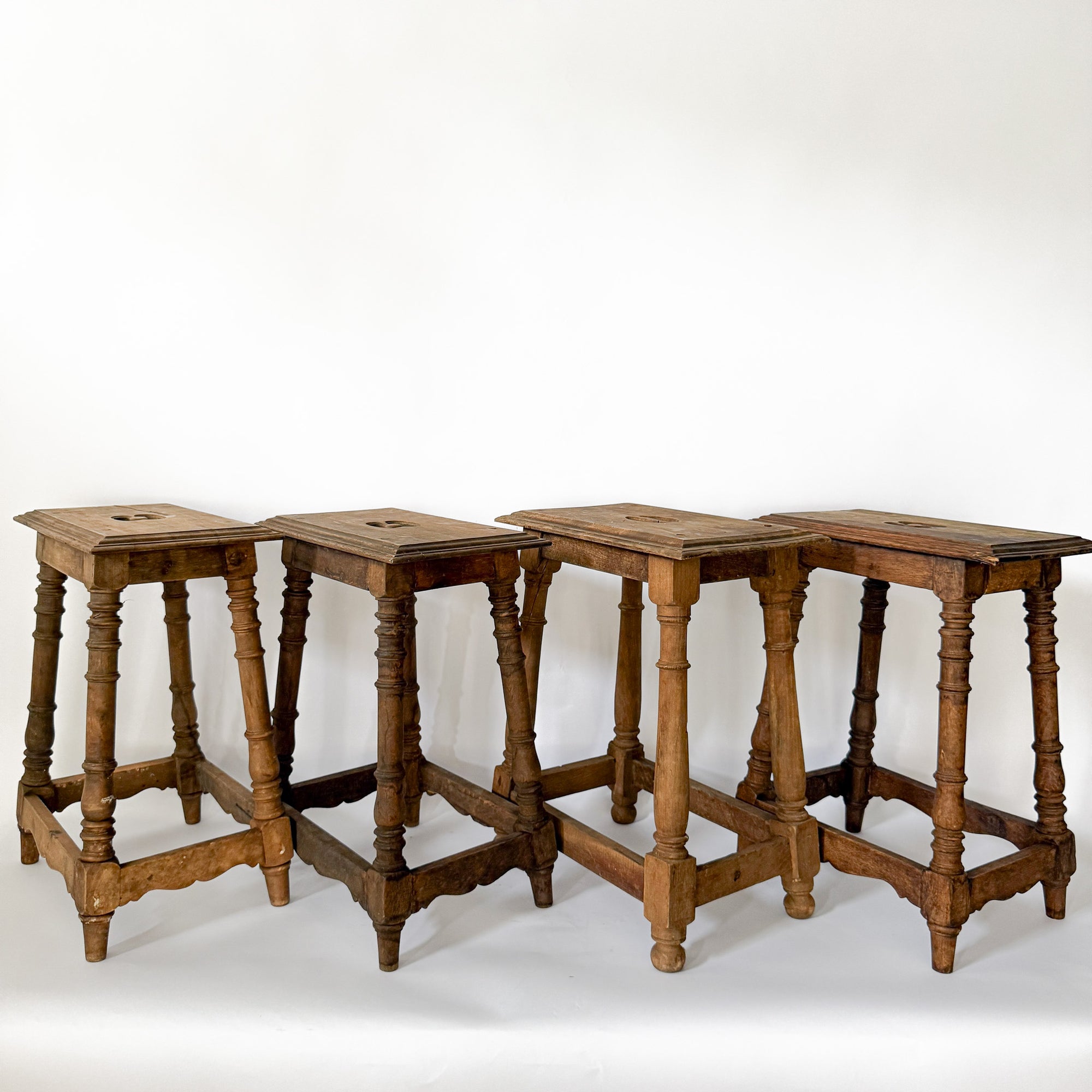 Antique Walnut Stool | Spain