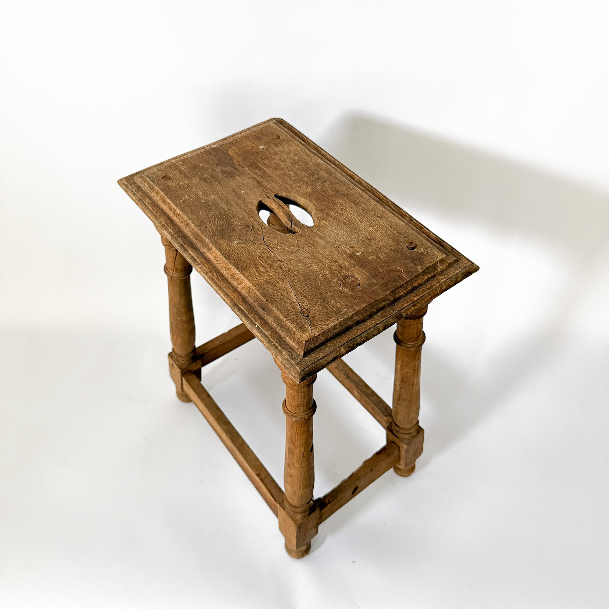 Antique Walnut Stool | Spain