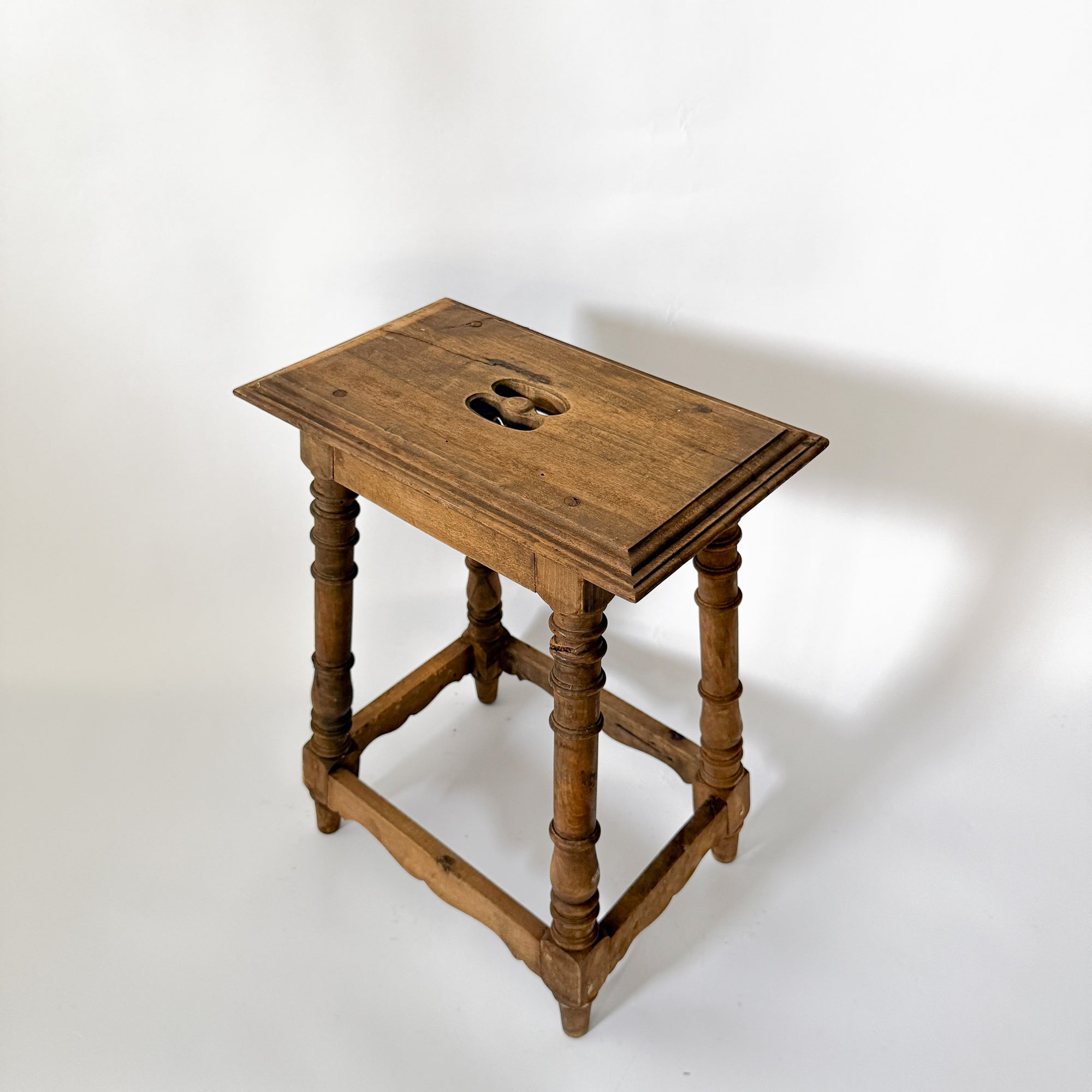 Antique Walnut Stool | Spain