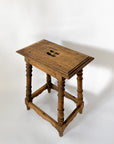 Antique Walnut Stool | Spain